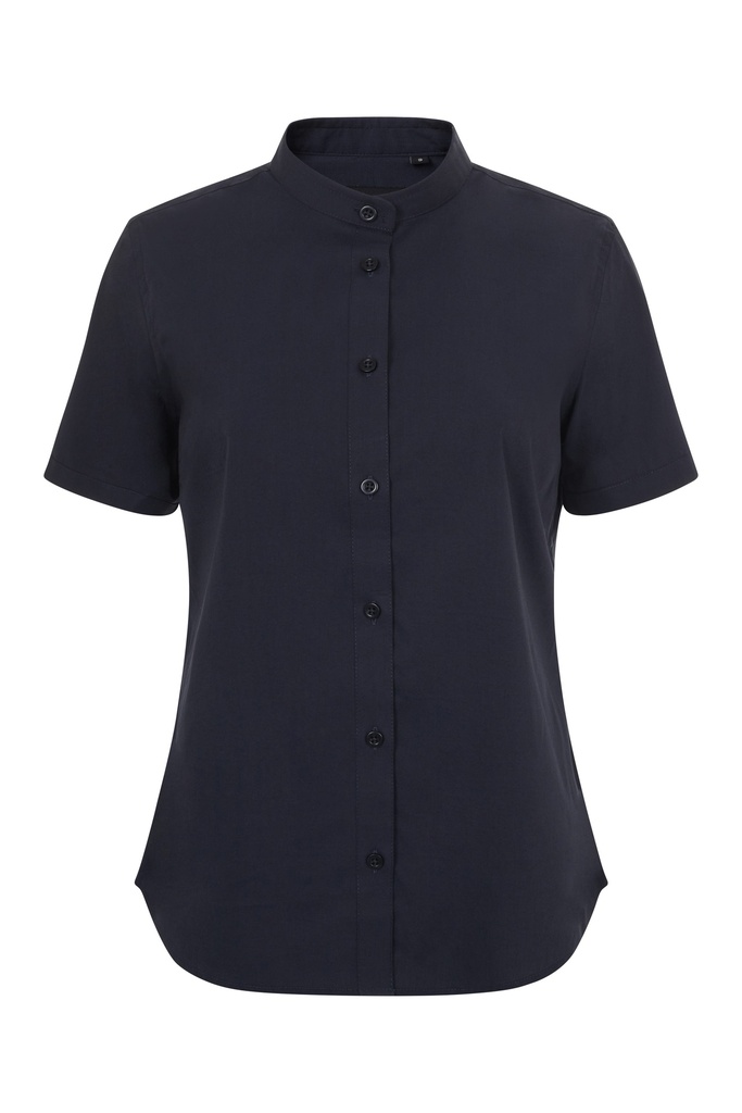 CAMISA 405014S · MC · MUJER · POPELIN · ELASTICO/STRETCH · CUELLO TIRILLA