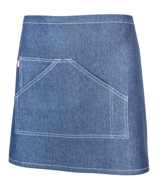 DELANTAL CORTO DENIM 404206 · ELASTICO/STRETCH · 39,5X72CM