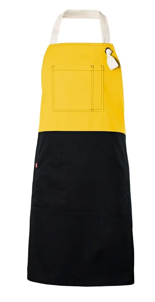 DELANTAL PETO 404210B · BICOLOR · 81X75CM