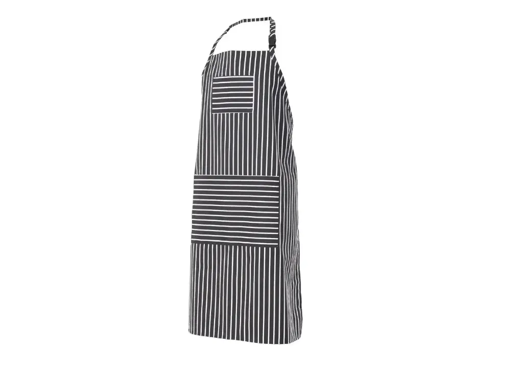 DELANTAL PIMENTON PETO A RAYAS · BOLSILLO 96,5X74,5CM